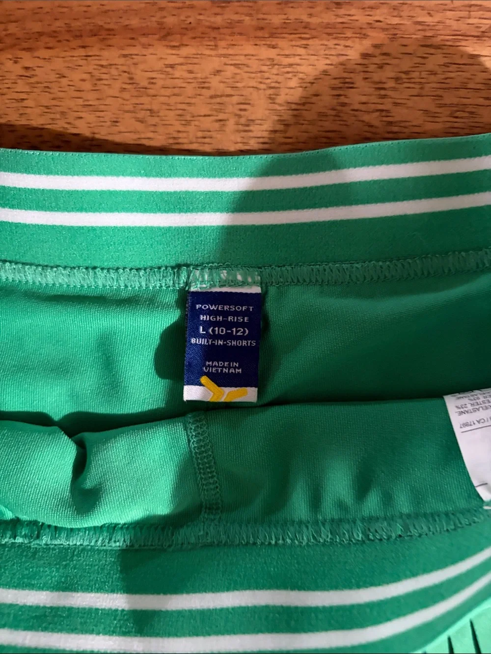 Old Navy Girls' Pleated Athletic Skort in Bright Green